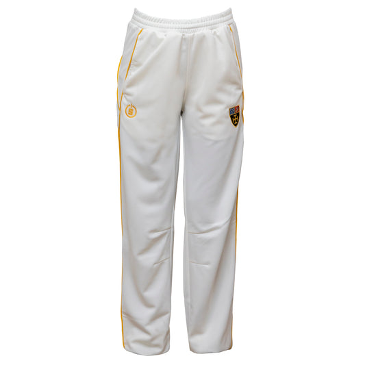 CS Girls Cricket Trouser White - Training
