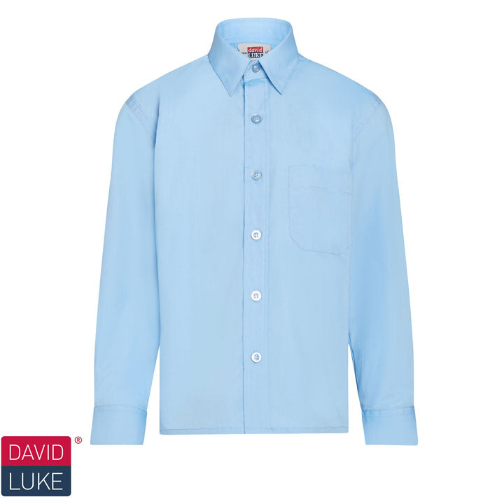 CPS Boys Blue Long Sleeve Shirts 2 per pack